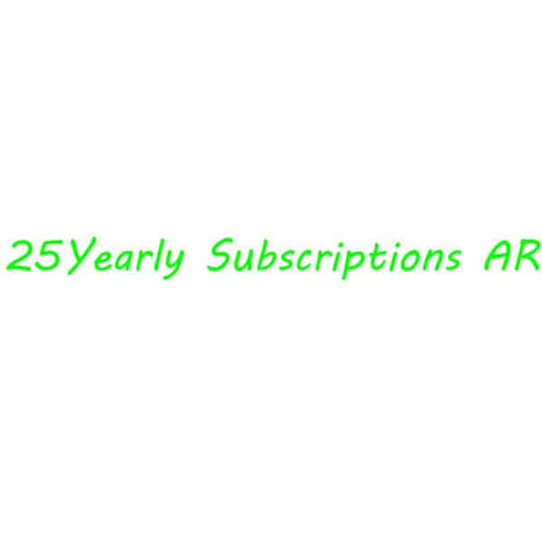 25 Yearly Arabic IPTV Subscriptions